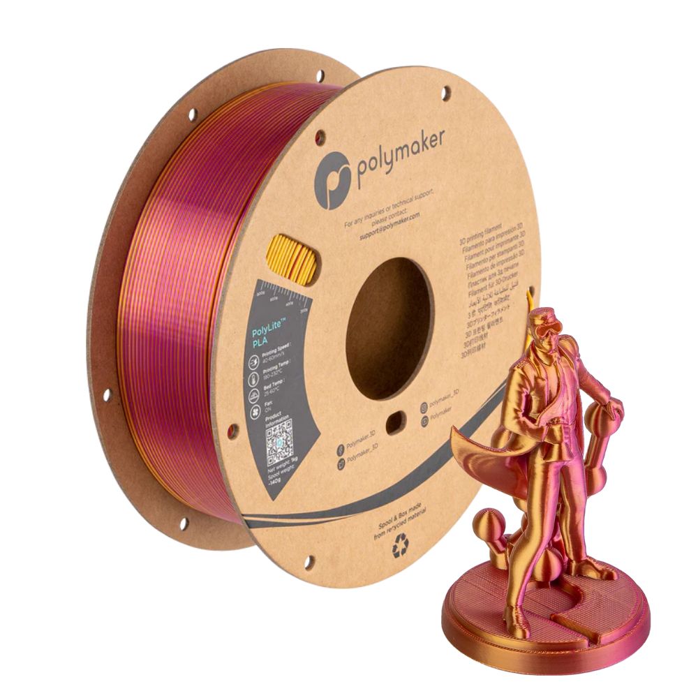 Polymaker - PolyLite Dual Silk PLA - Banquet - 1,75 mm - 1 kg