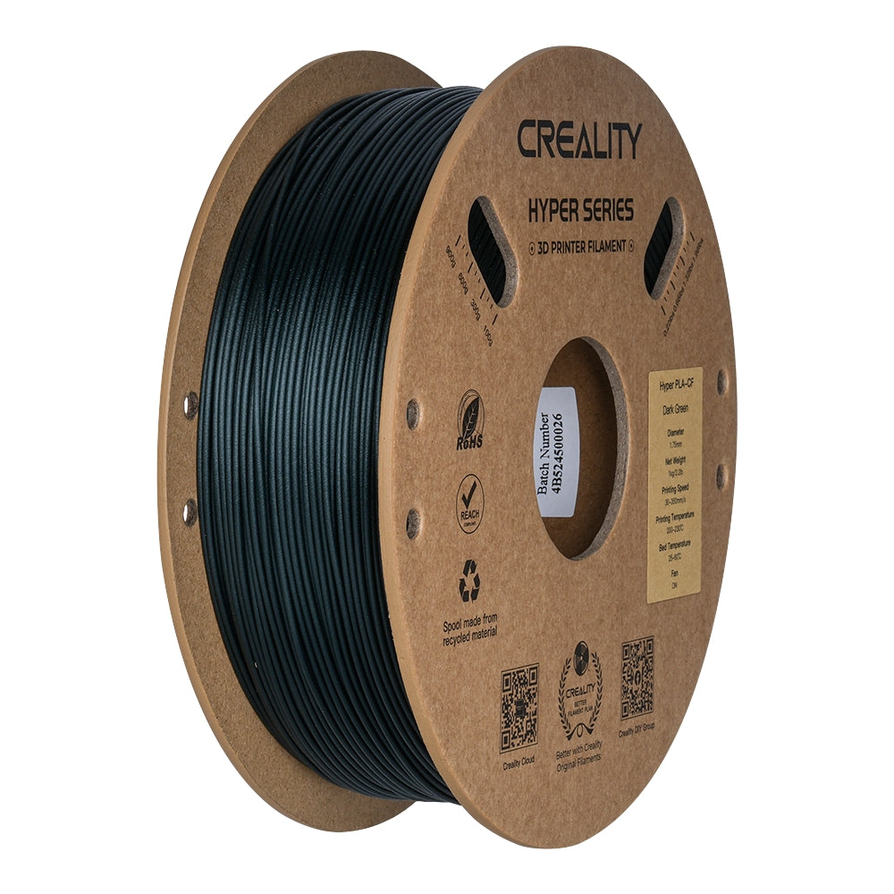 Creality - Hyper PLA-CF - Vert Foncé (Dark Green) - 1,75 mm - 1 kg