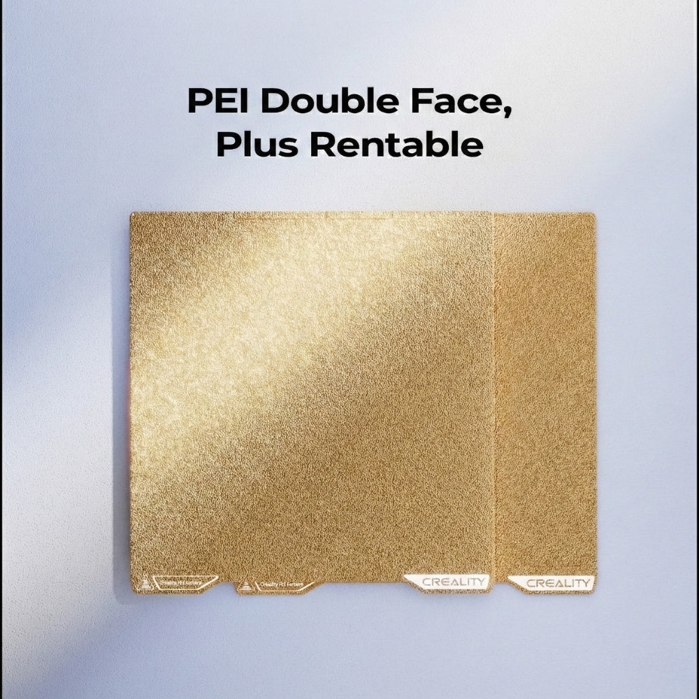 Creality - K2 - Plateau d'impression PEI Double Face Givré