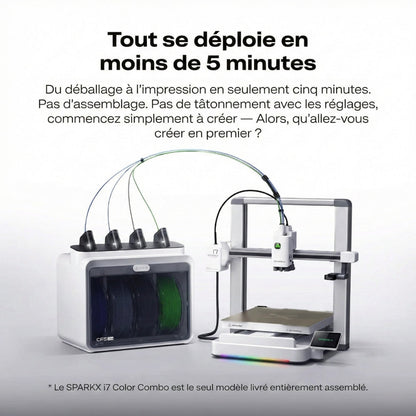 Pack Starter - Creality SPARKX i7 Color Combo + 1 Bobine Panchroma Offerte