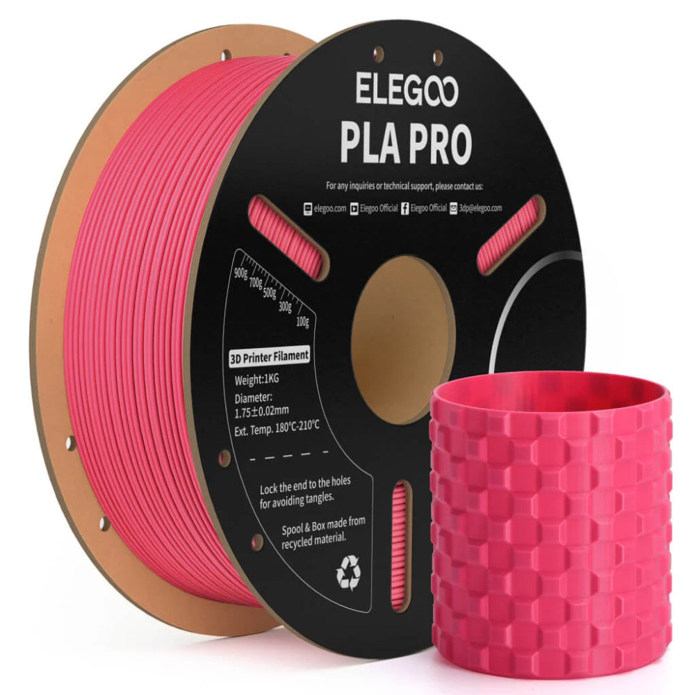 Elegoo - PLA Pro - Rose Chaud (Hot Pink) - 1,75 mm - 1 kg