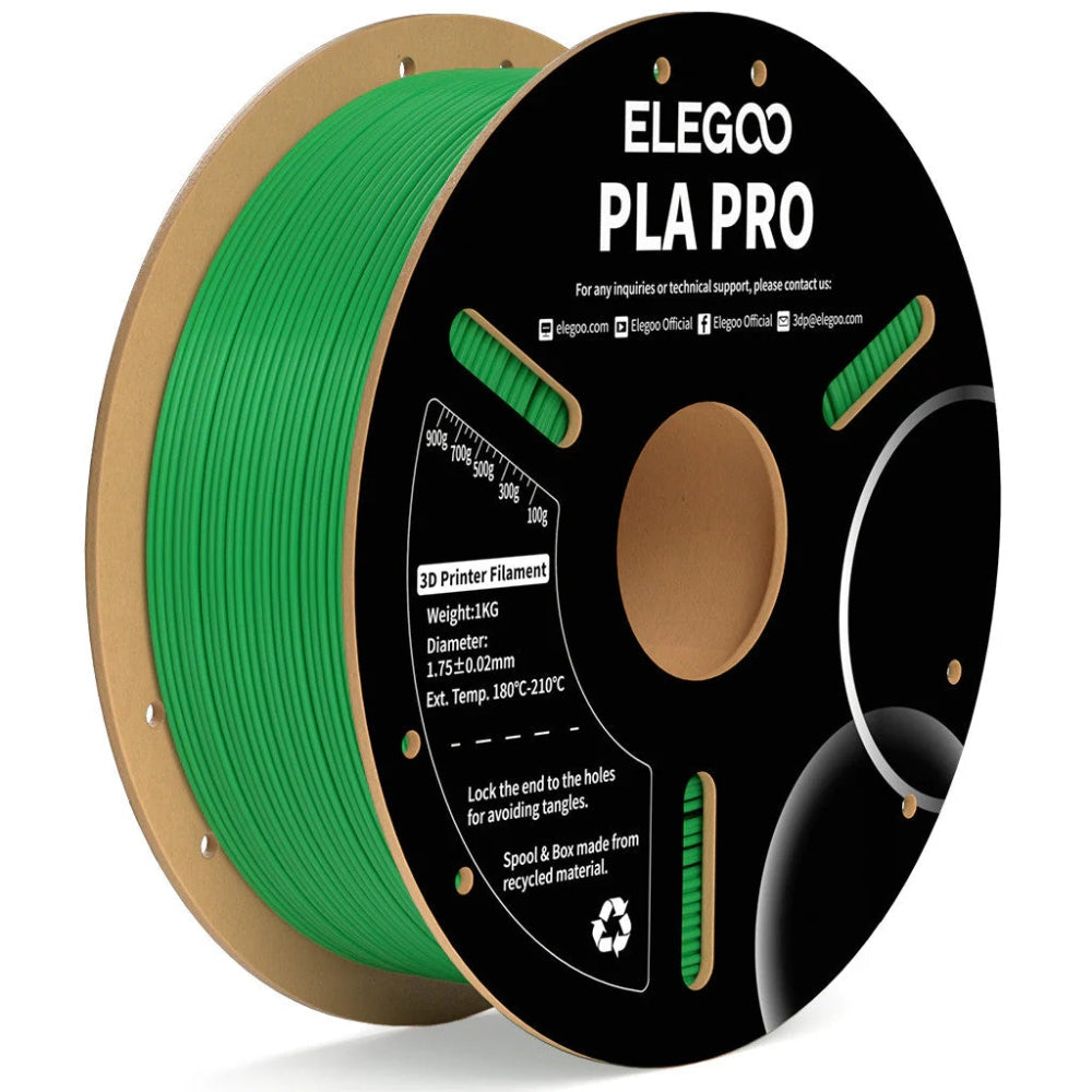 Elegoo - PLA Pro - Vert (Green) - 1,75 mm - 1 kg
