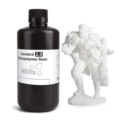 Elegoo - Résine UV Standard 2.0 - Blanc (White) - 1kg