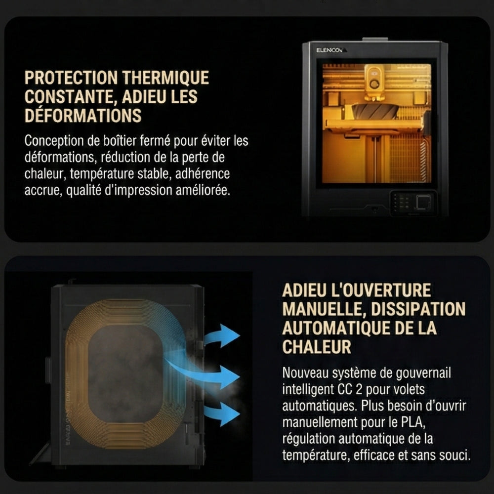 Pack Elegoo Centauri Carbon 2 Combo + 2 Bobines PLA OFFERTES