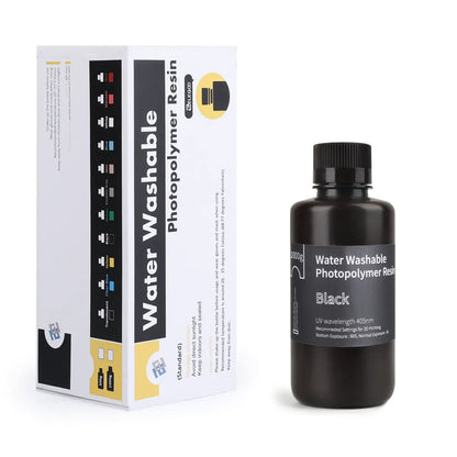 ELEGOO - Résine Water Washable - Noir (Black) - 1 kg