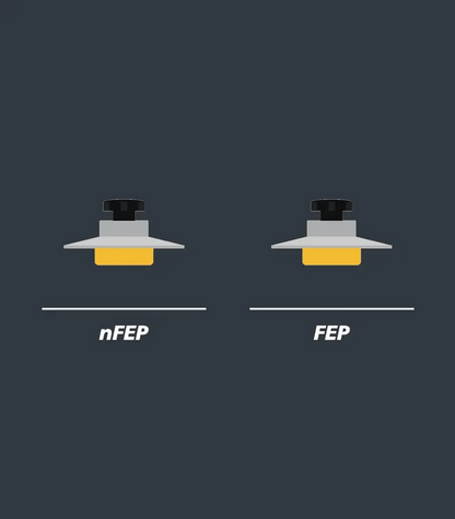 difference entre sFEP et FEP Film PFA nFEP Mighty phrozen 8k Atome3d 