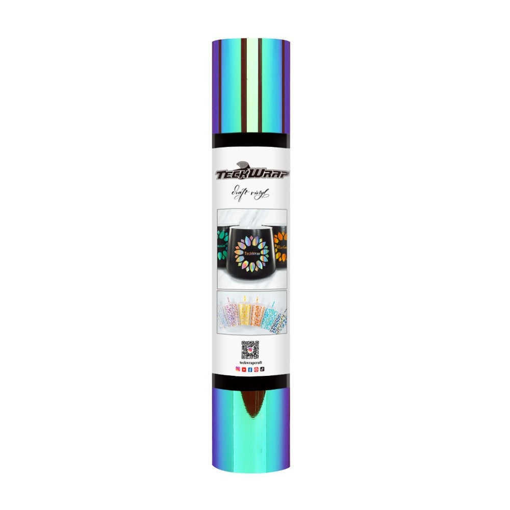 TeckWrapCraft - Opal - Vinyle Adhésif - Vert Forêt - 30 cm x 1,5 m