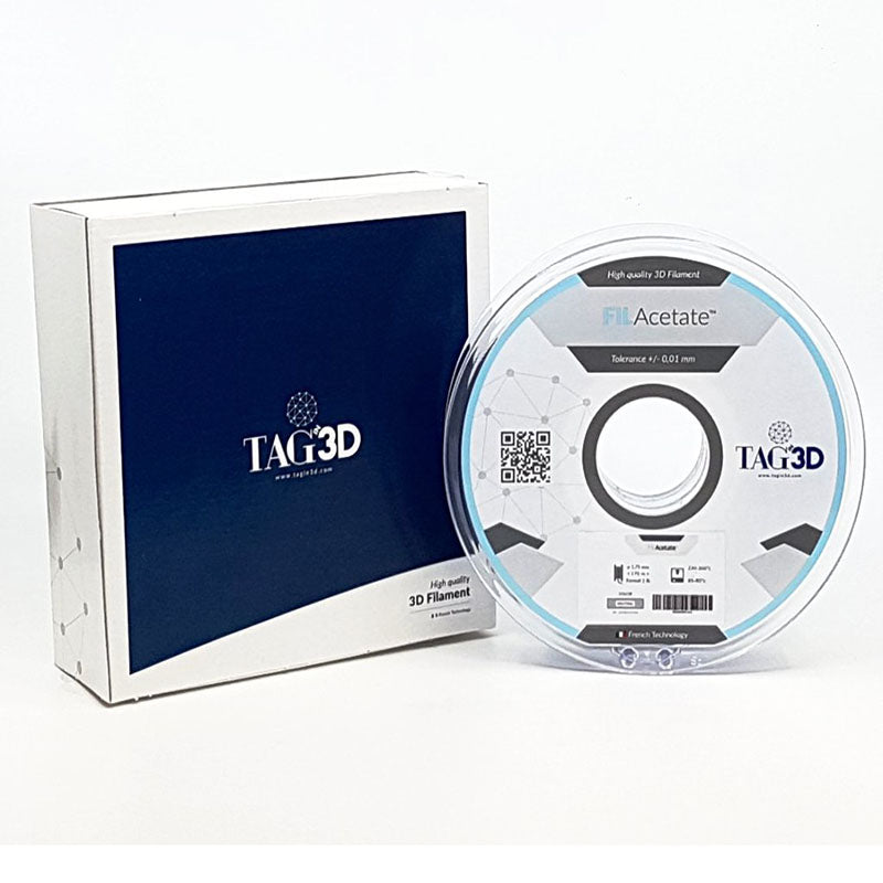 Tag3D - FilAcetate Noir - Acetate - 1.75 mm - 1 kg