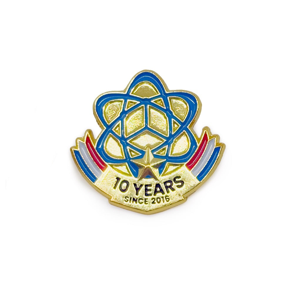 Pins ** Collector ** Atome3D 10 ans - Bleu