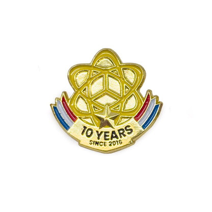 Pins ** Collector ** Atome3D 10 ans - Jaune