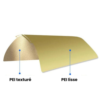 Plateau d'Impression Compatible Bambu Lab - PEI Lisse - 257 x 257 cm