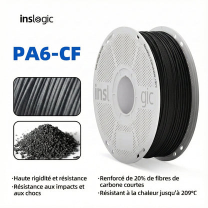 Inslogic - PA6-CF - Noir (Black) - 1,75 mm - 1 kg