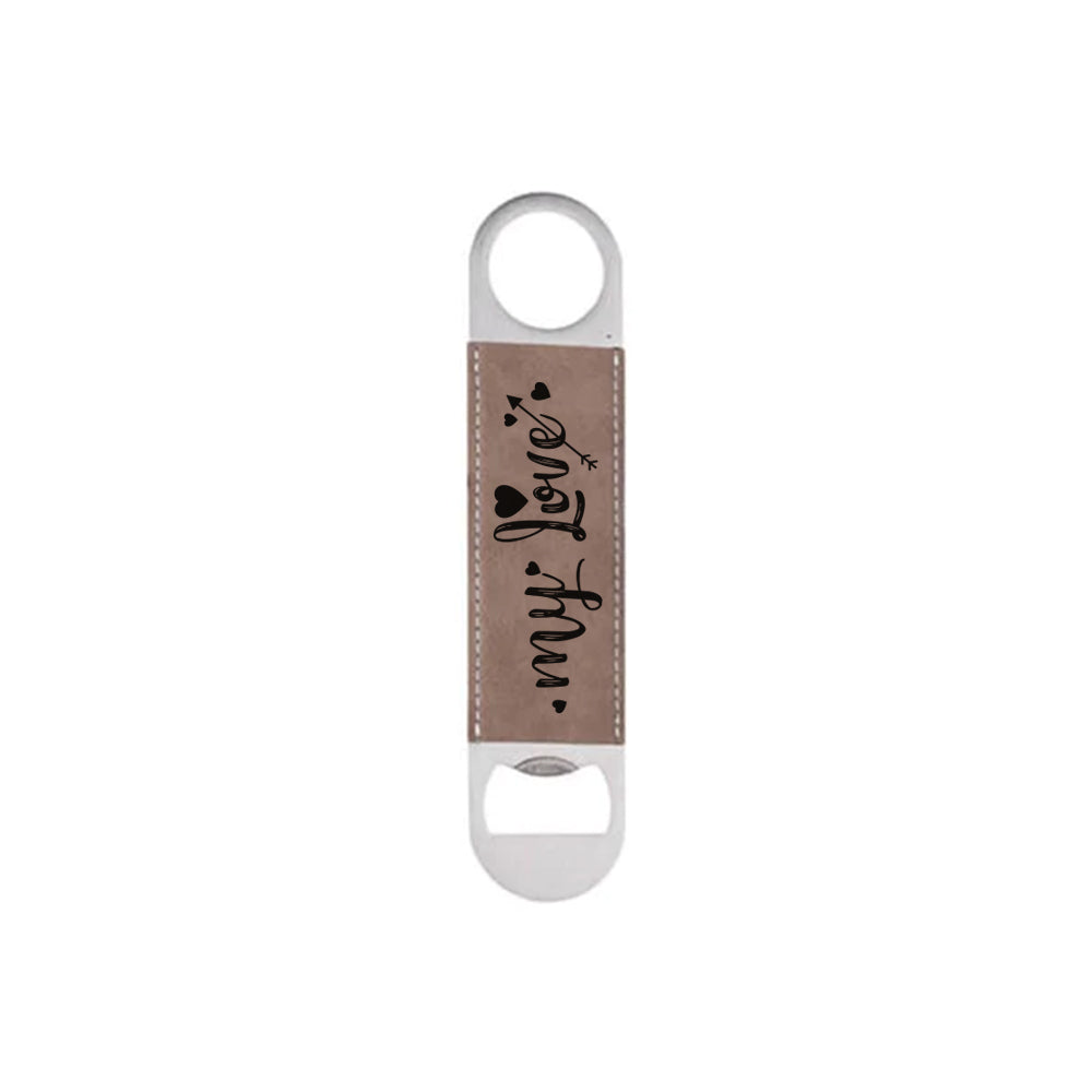 MissKraft -  Décapsuleur Cuir PU - 40 x 177 mm