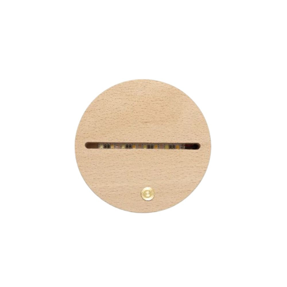MissKraft - Sublimation - Base Rechargeable LED Ronde - 7 couleurs