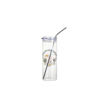 MissKraft - Sublimation - Lot 4 Verres avec Paille - Transparent - 750 ml