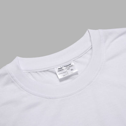 MissKraft - Sublimation - T-shirt Homme 100% Polyester - Blanc 