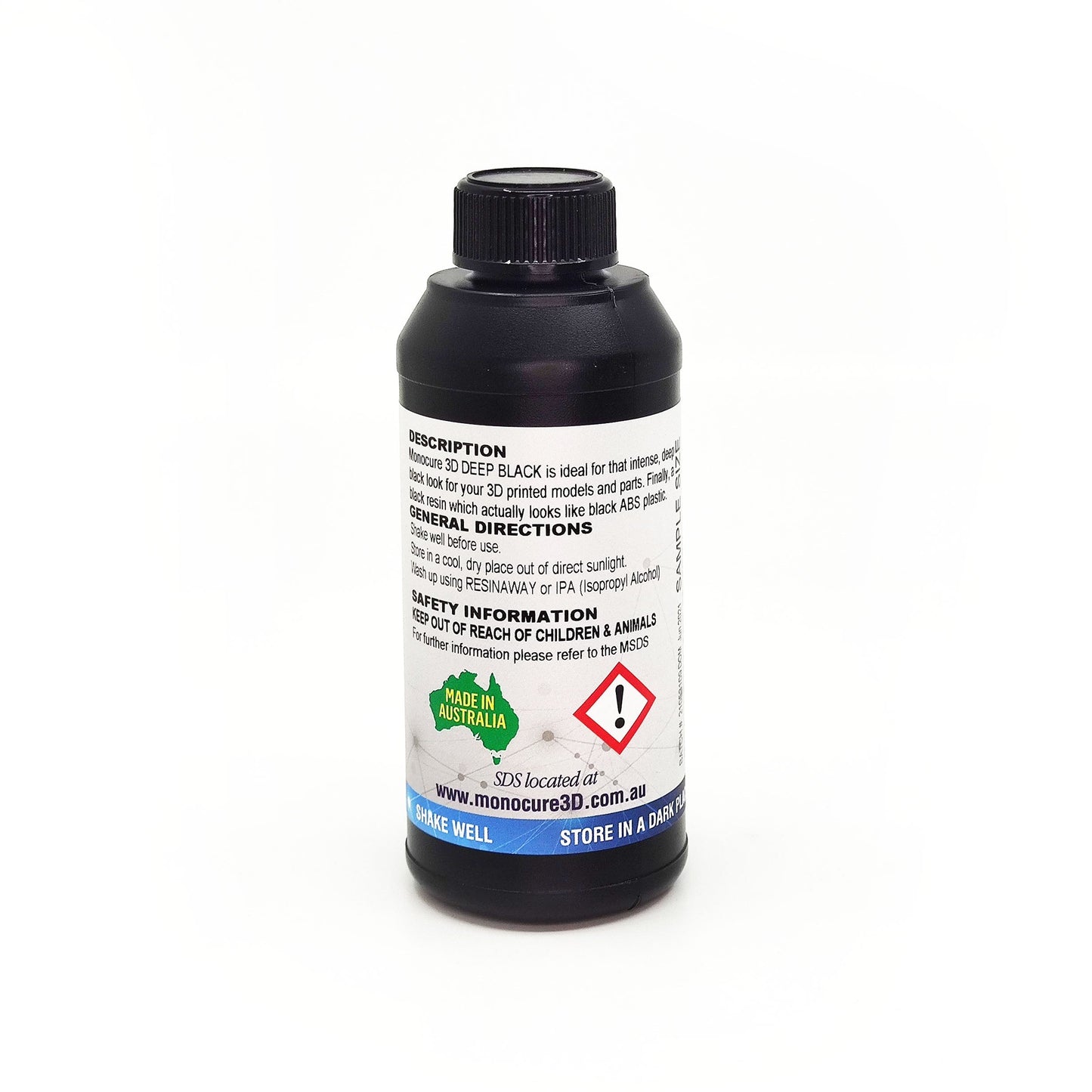 Monocure3D - Deep Black - Noir (Black) - 250 ml