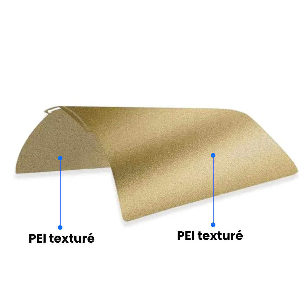 Ziflex - Plateau d'Impression pour Bambu Lab - PEI Textured & PEI Textured - 257 x 257 mm