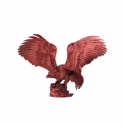 Mystic Red rosa3D print tourne
