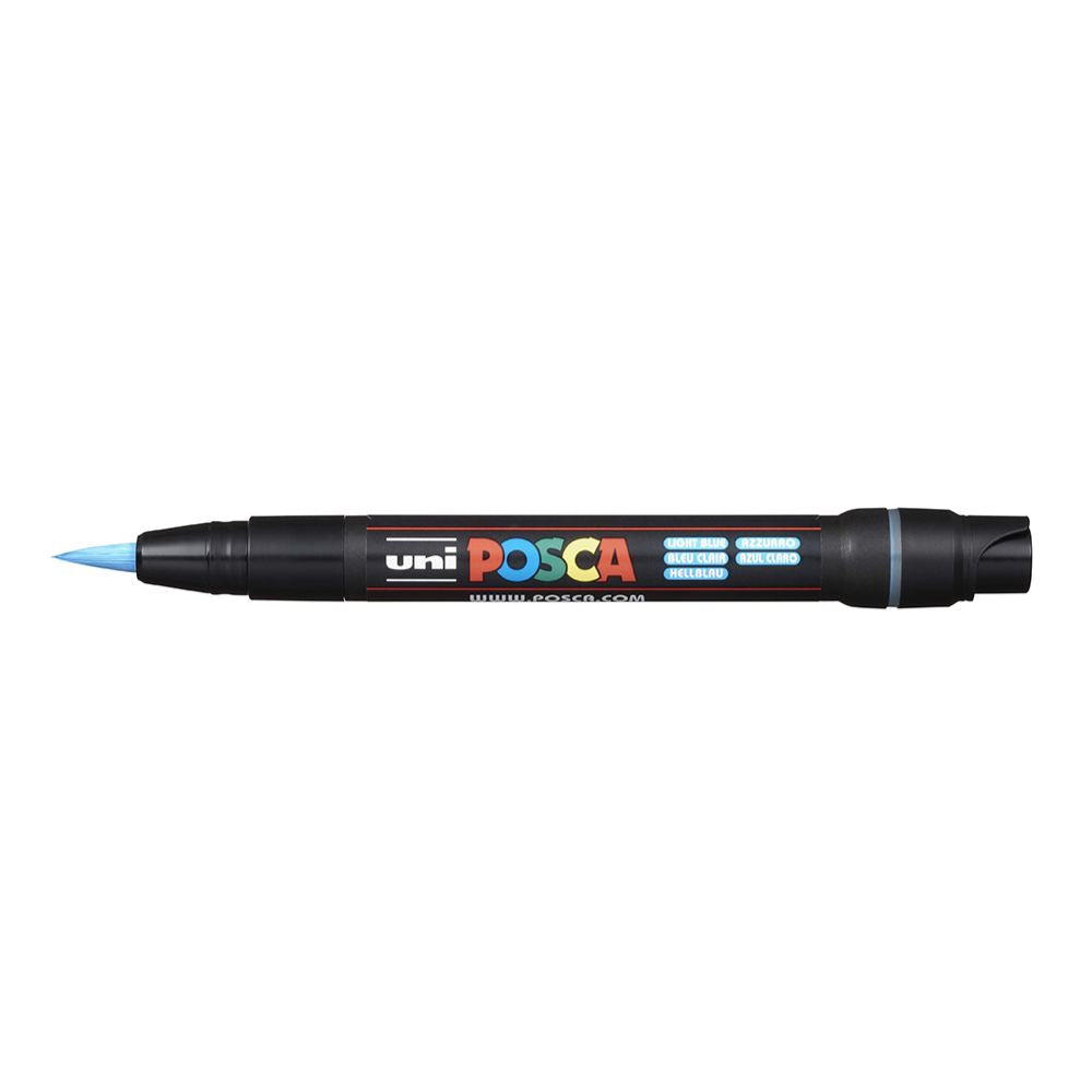POSCA - Marqueur Pinceau - Bleu clair