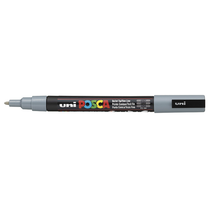POSCA - Marqueur Pointe Conique Fine - Gris