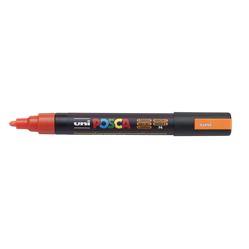 POSCA - Marqueur Pointe Conique Moyenne - Orange Fluo