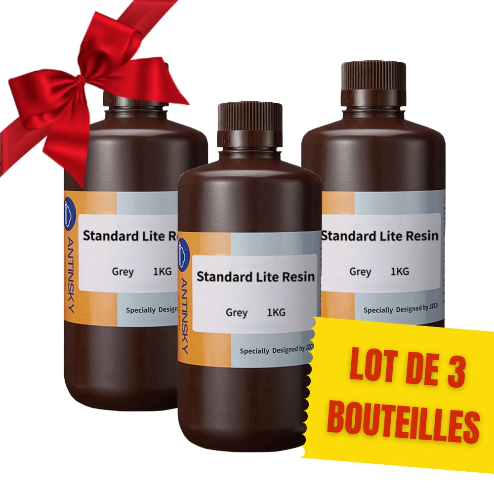 Pack Antinsky - 3x Standard Lite Resin - Gris (Gray) - 1 kg
