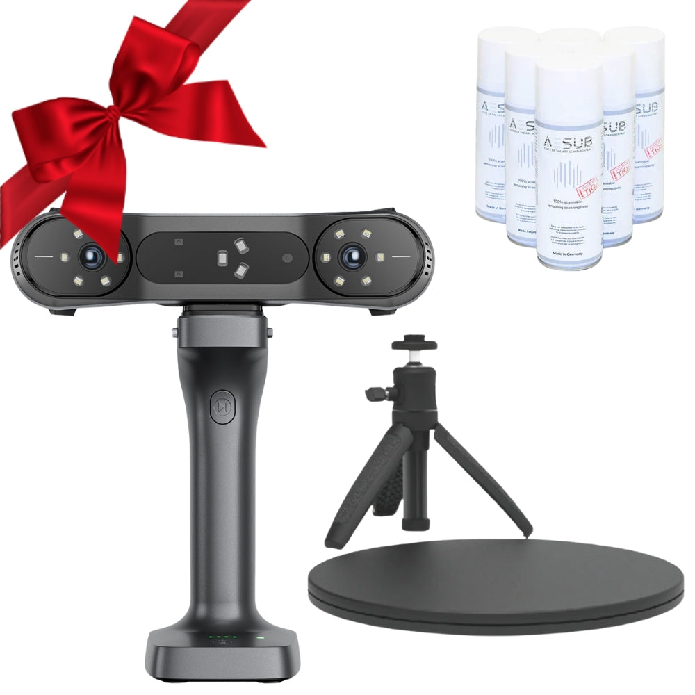 Pack Expert Scanner Raptor X avec ScanBridge + Trépied et plateau tournant + Aesub spray matifiant b