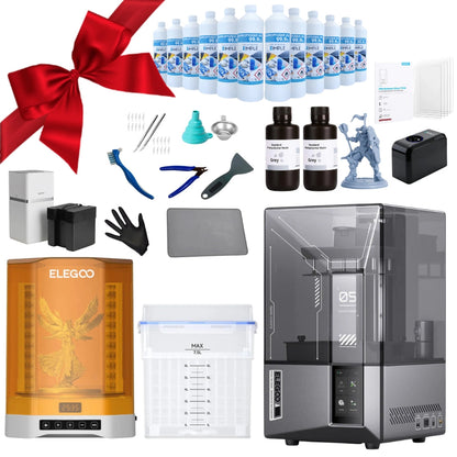 Pack Starter Deluxe - Elegoo Mars 5 Ultra - imprimante 3D LCD 9K (9K LCD 3D Printer)