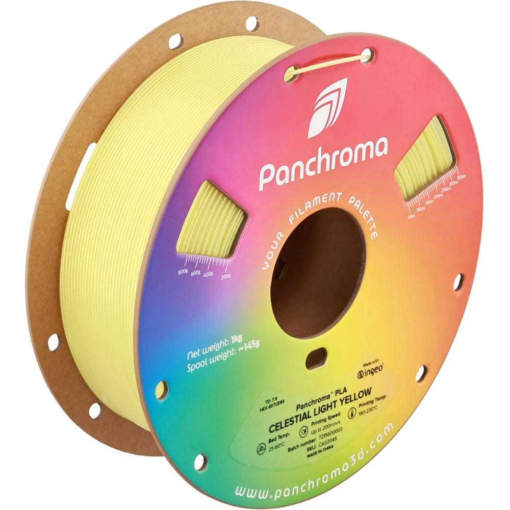 Panchroma PLA - Jaune Clair Celeste (Celestial Light Yellow) - 1.75 mm - 1 kg