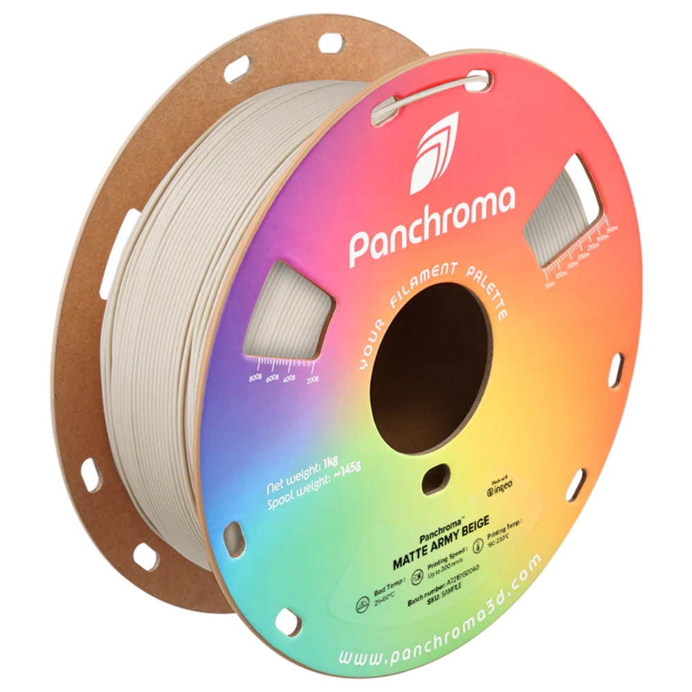 Panchroma PLA - Militaire Mat Beige (Matte Army Beige) - 1,75 mm - 1 kg