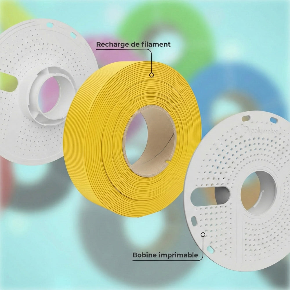 Panchroma PLA - Mat Vert Forêt (Matte Forest Green) - 1,75 mm - 1 kg - Refill