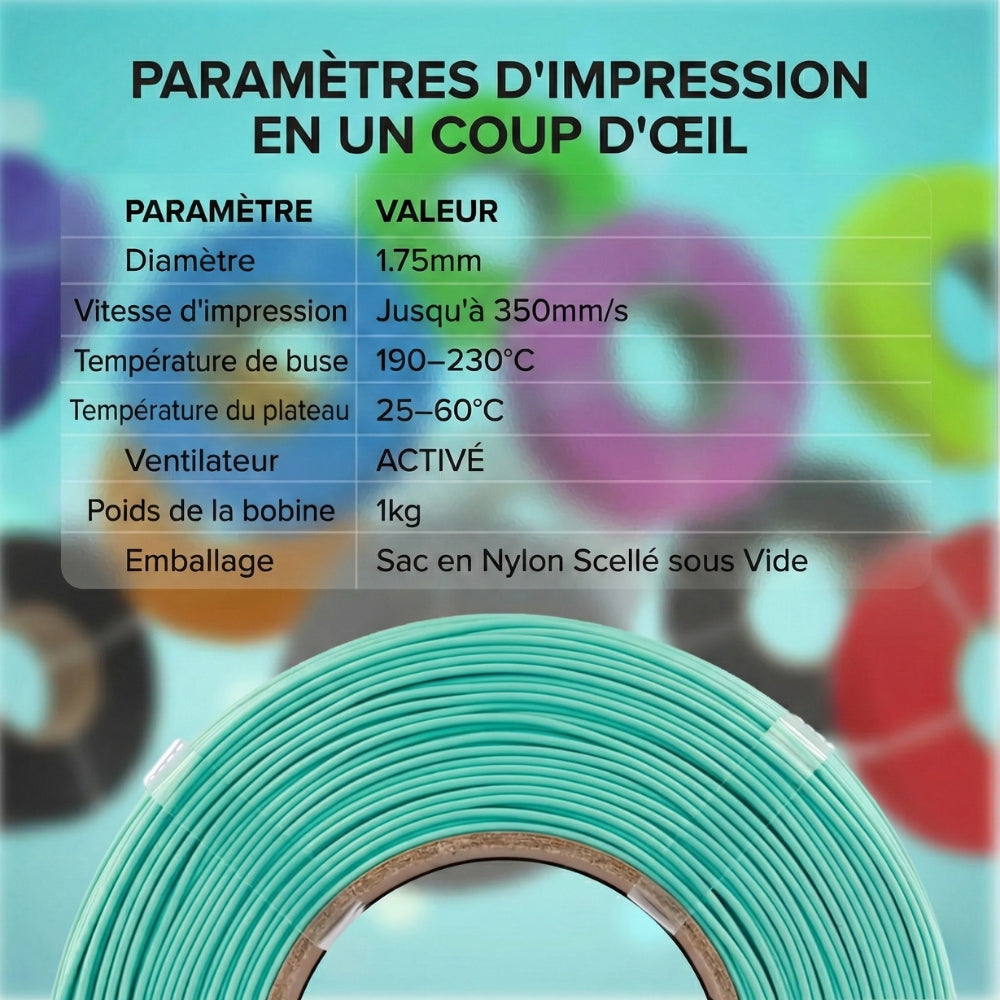 Panchroma Basic PLA - Rouge (Red) - 1,75 mm - 1 kg - Refill