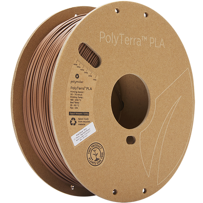 Polymaker - PolyTerra PLA - Brun Terre (Earth Brown) - 1.75 mm - 1 kg