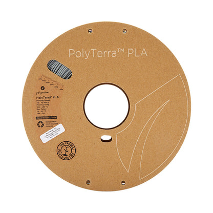 Polymaker - PolyTerra PLA - Gris Fossile (Fossil Grey) - 1.75 mm - 1 kg