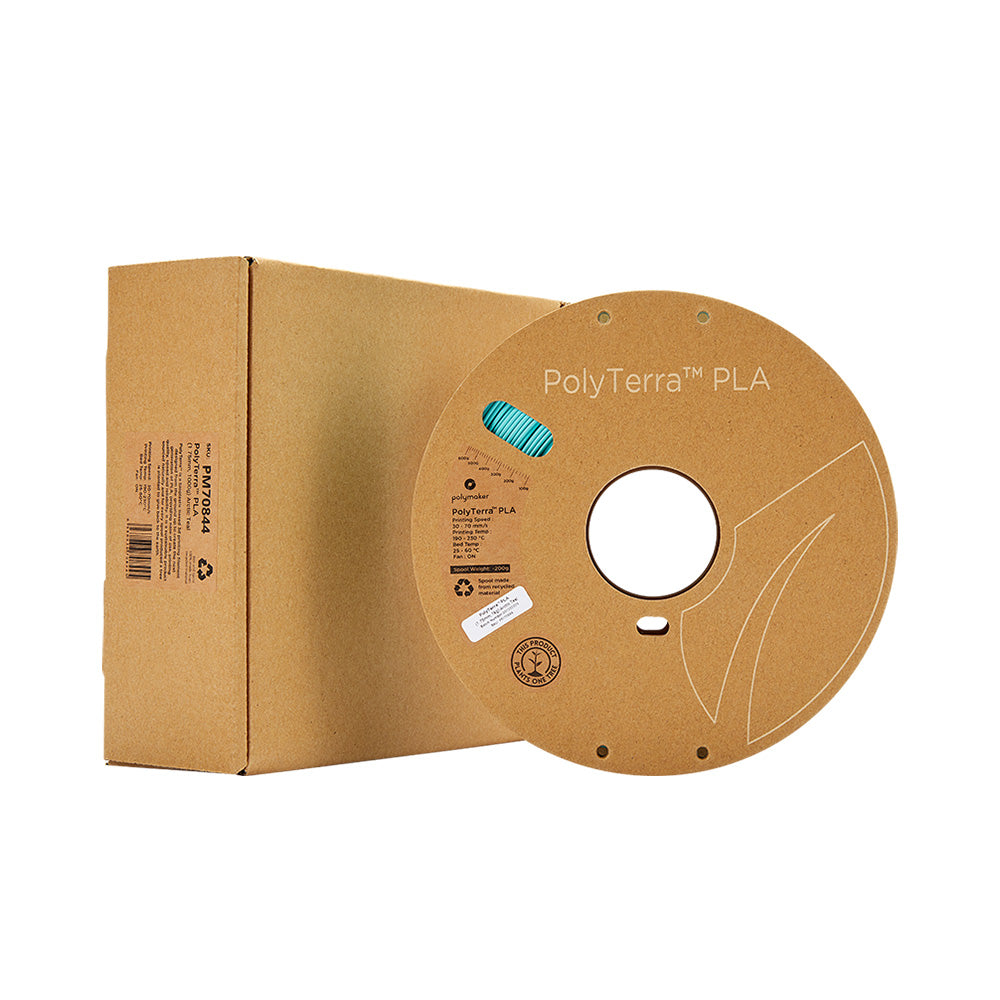Polymaker - PolyTerra PLA - Bleu Arctique (Arctic Teal) - 1.75 mm - 1 kg