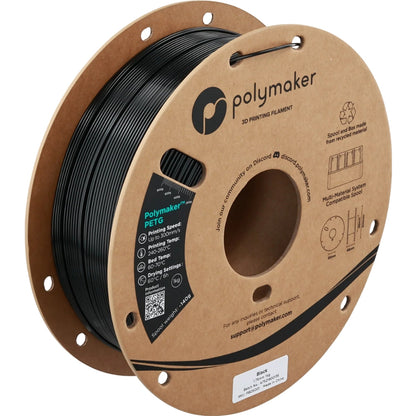 Polymaker - PETG - Noir (Black) - 1.75 mm - 1 kg