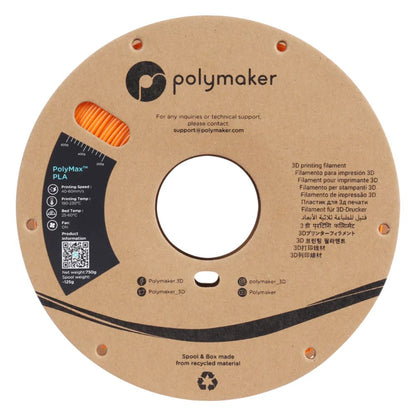Polymaker - PolyMax Tough PLA - Orange - 1,75 mm - 750 g