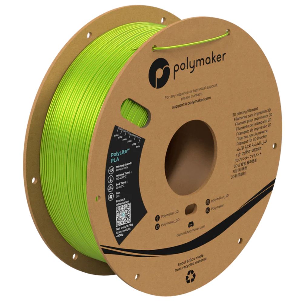 Polymaker - PolyLite Silk PLA - Lime - 1,75 mm - 1 kg