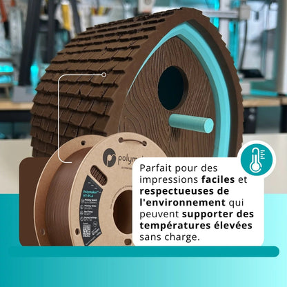 Polymaker - HT-PLA - Marron (Brown) - 1,75 mm - 1 kg