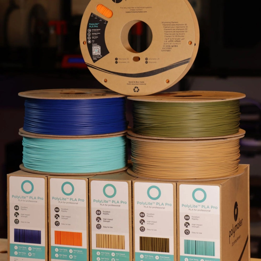 Polymaker - PolyLite PLA Pro - Vert (Green) - 1,75 mm - 1 kg