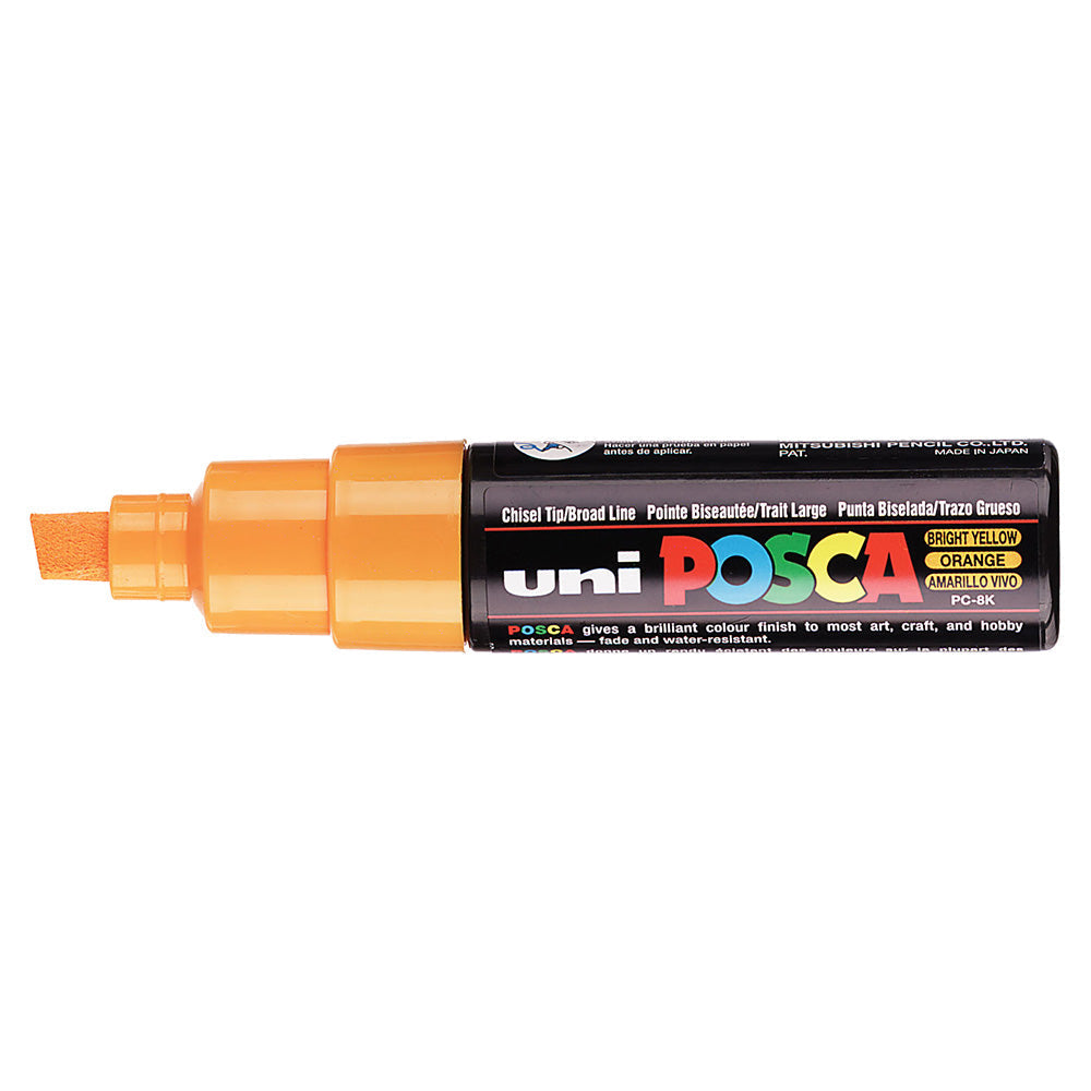 POSCA - Marqueur Pointe Biseautée Large - Orange