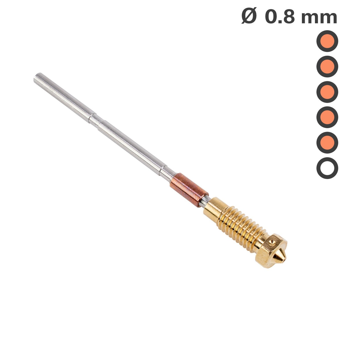 Prusa - Buse Laiton (Nozzle brass) - 0.8 mm