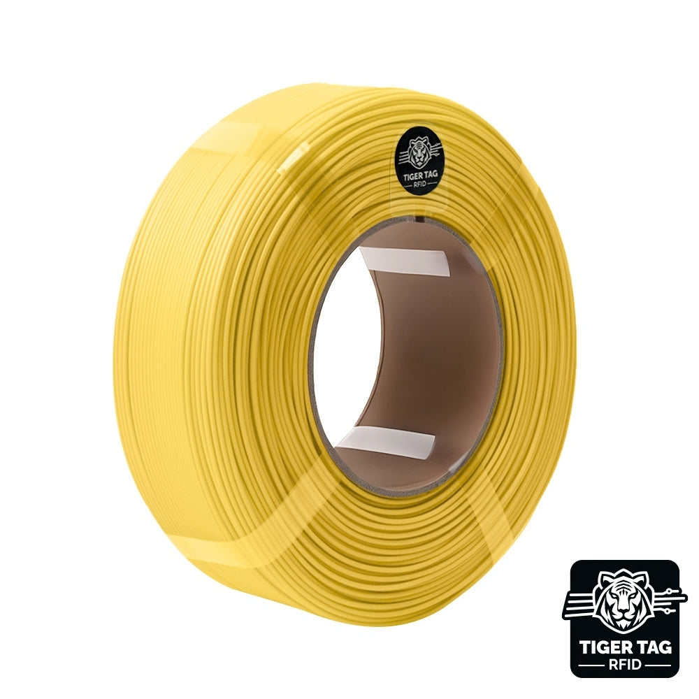 R3D - PETG Matte - Jaune Zinc (Zinc Yellow) - 1,75 mm - 1 kg Refill avec RFID TigerTag