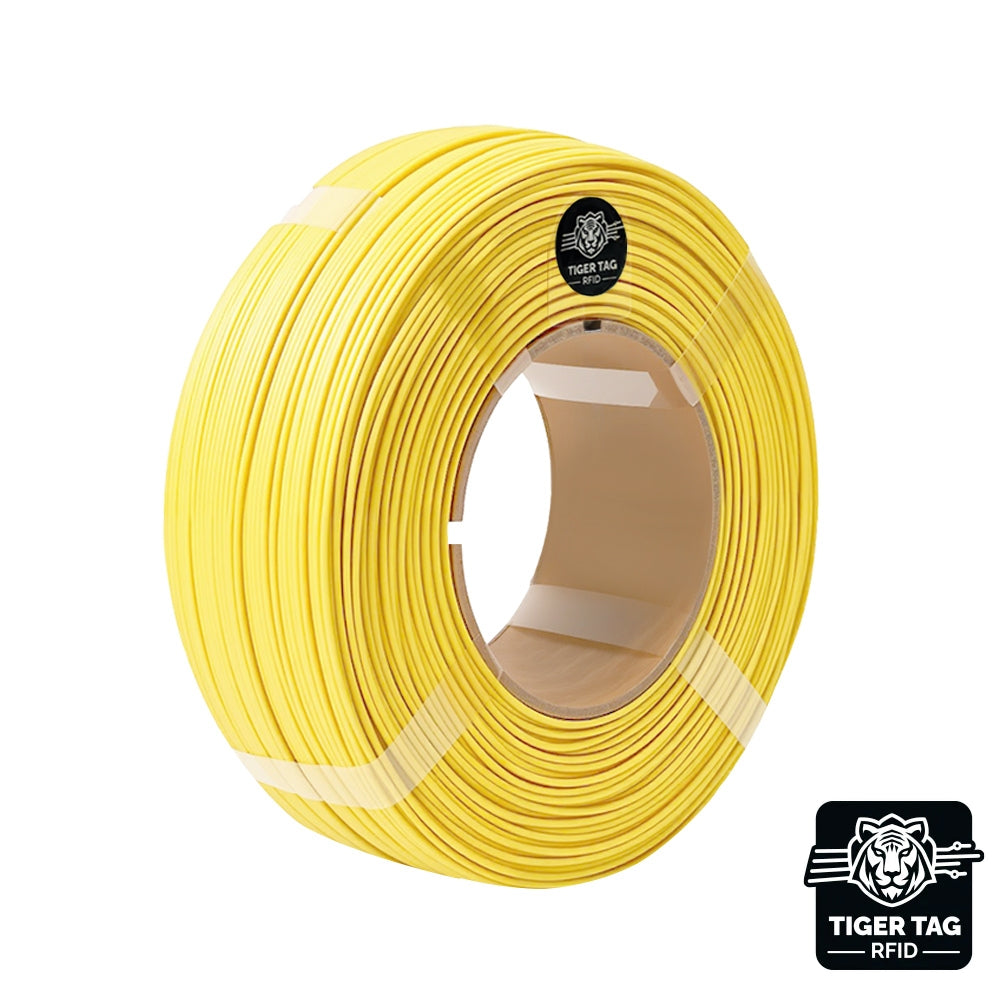 R3D - PETG Matte - Jaune (Yellow) - 1,75 mm - 1 kg Refill avec RFID TigerTag