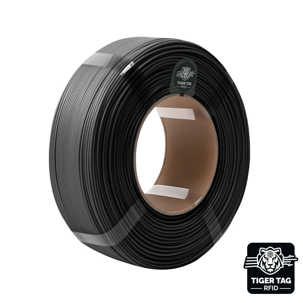R3D - PETG Matte - Noir (Black) - 1,75 mm - 1 kg Refill avec RFID TigerTag