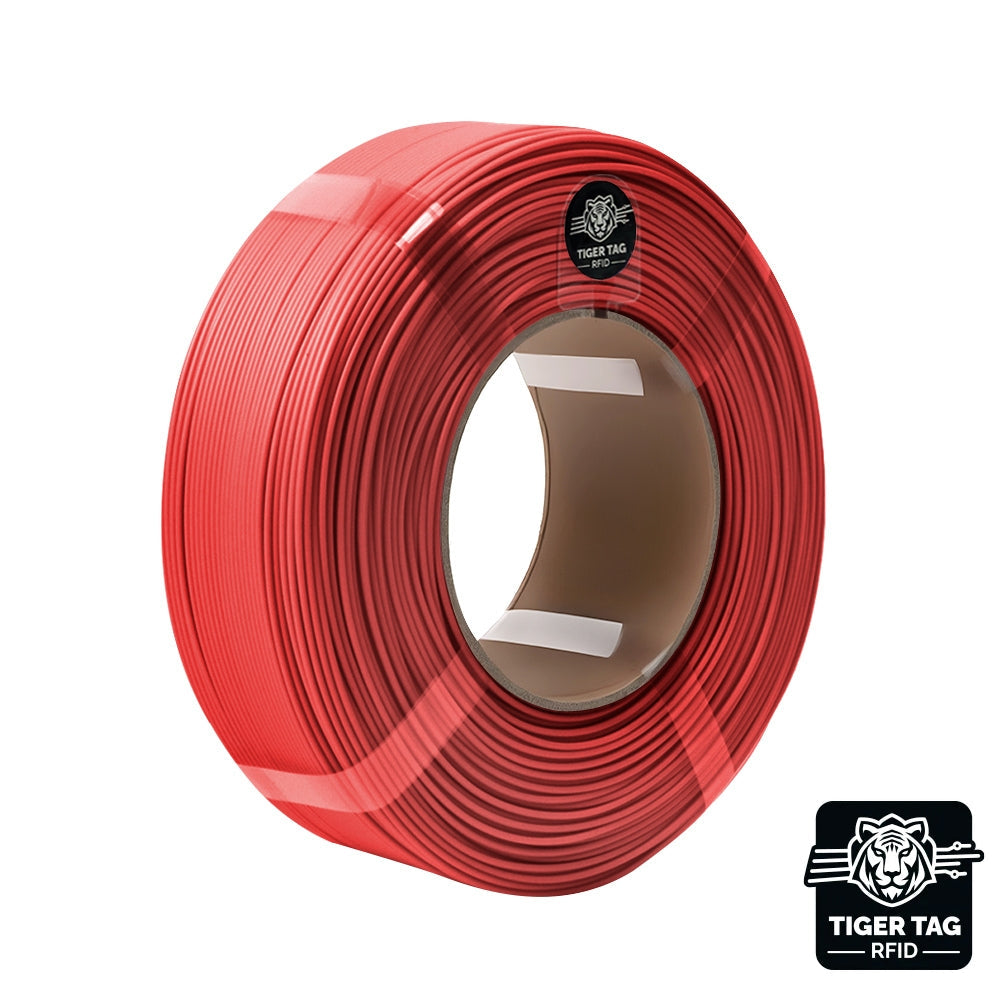 R3D - PETG Matte - Rouge Chine (China Red) - 1,75 mm - 1 kg Refill avec RFID TigerTag