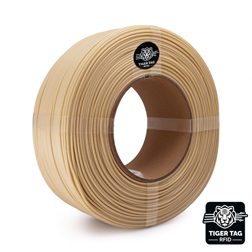 R3D - PLA Basic Matte - Beige Avoine (Oats) - 1,75 mm - 1 kg Refill avec RFID TigerTag