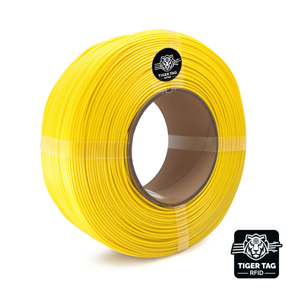 R3D - PLA Basic Matte - Jaune (Yellow) - 1,75 mm - 1 kg - Refill avec RFID TigerTag