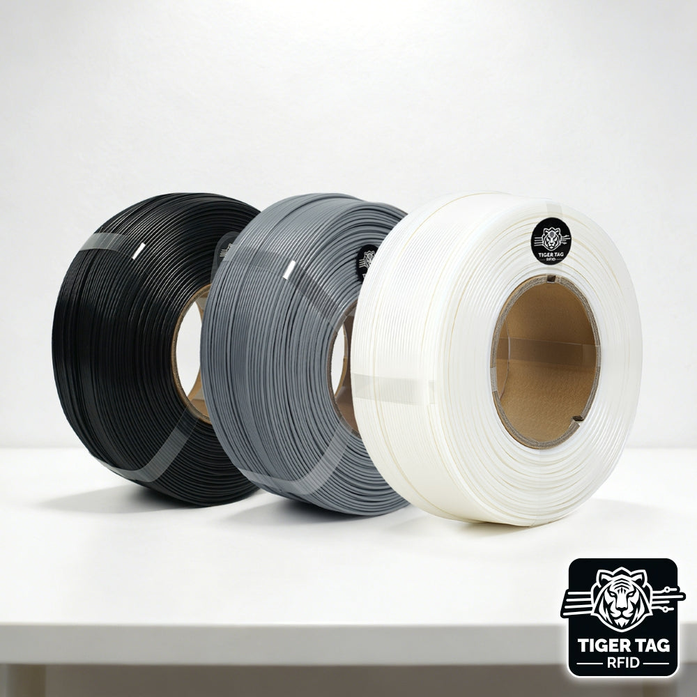 R3D - ASA - Noir (Black) - 1,75 mm - 1 kg Refill avec RFID TigerTag